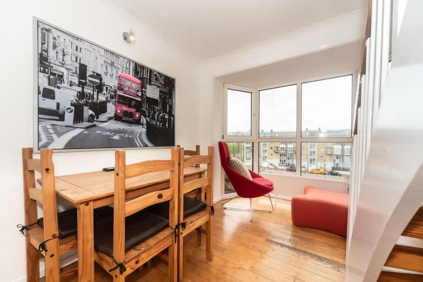 Sunny Maisonette With Views Over Canary Wharf, London Exterior foto